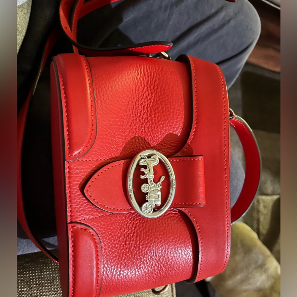 Coach Red Shoulder Bag